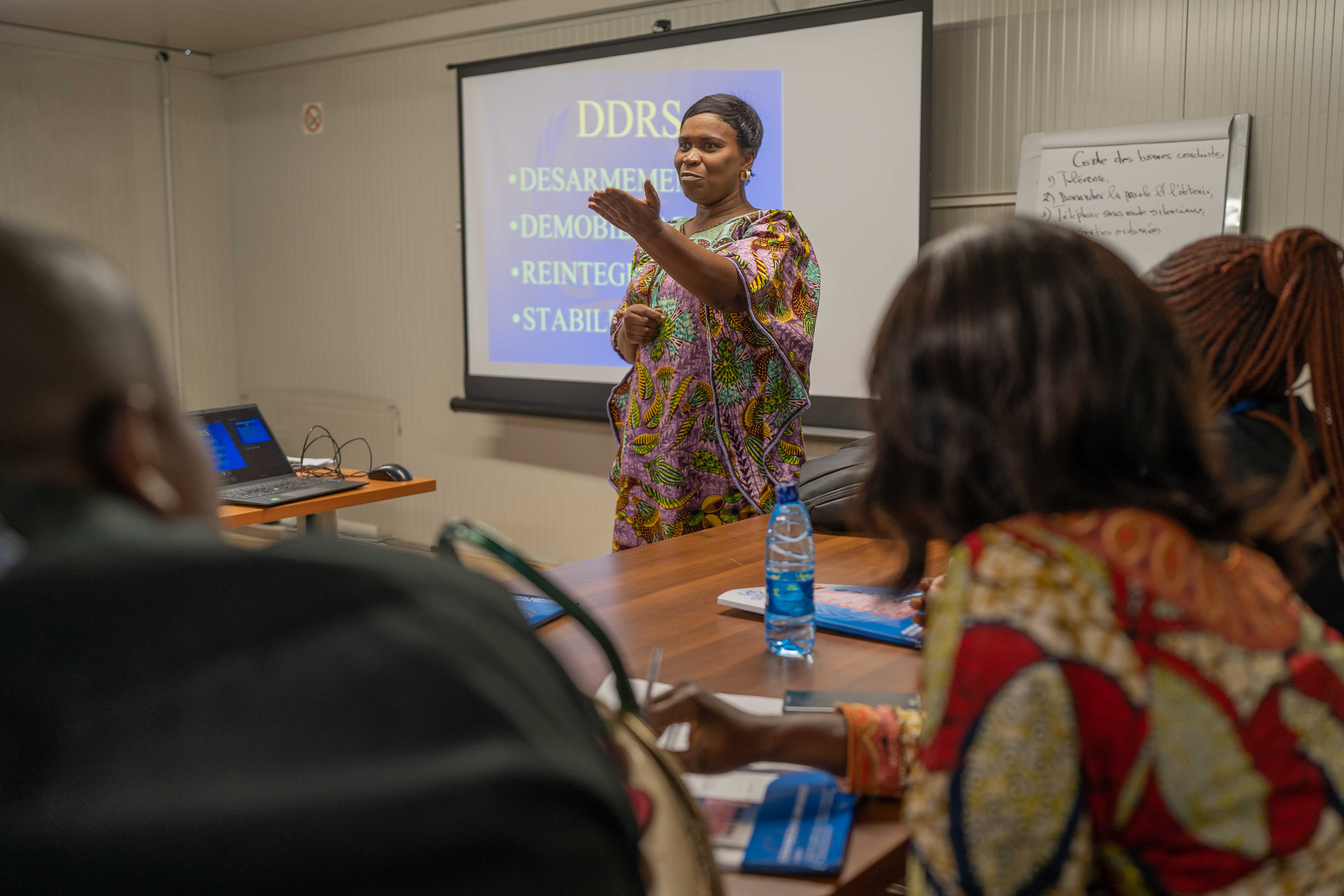 Participants in this activity came from the territories of Nyiragongo, Rutshuru, Masisi, as well as from the city of Goma, where armed groups are still operating. 