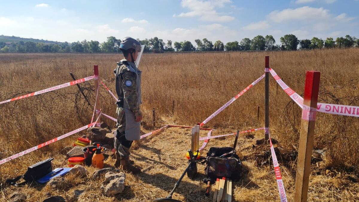 UNIFIL resumes humanitarian demining in south Lebanon