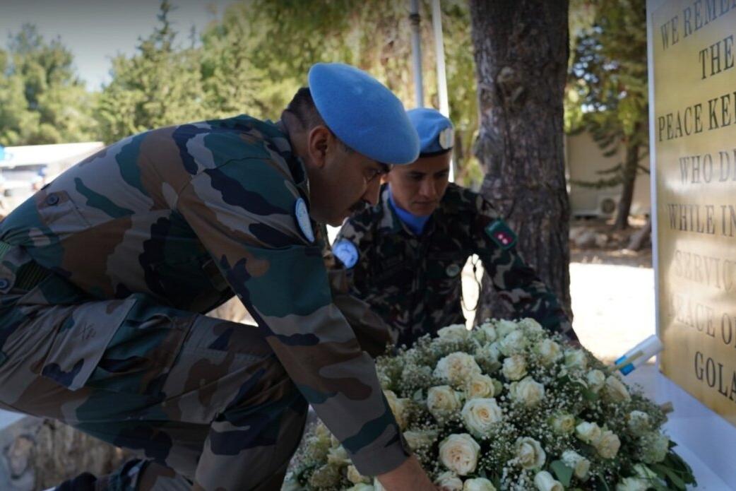 UN Peacekeepers Day 2024 at UNDOF