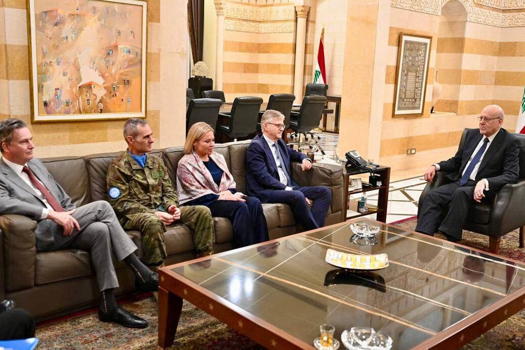 Jean-Pierre Lacroix speaks with high level representatives.