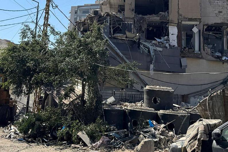 el impacto de los bombardeos durante la escalada militar de los últimos días